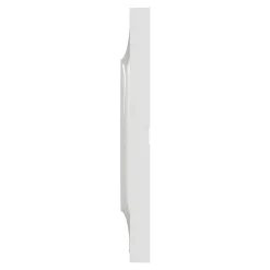 Plaque de finition 3 postes Odace Styl S520706 coloris blanc l.227 x P.10 x H.85 mm^Schneider Electric Outlet