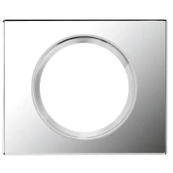 Plaque de finition 1 poste Céliane 0 691 21 coloris verre miroir l.100 x P.8,5 x H.82 mm-Legrand Discount