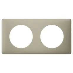 Plaque de finition 2 postes Céliane 0 988 64 coloris poudré argile l.161 x P.8,5 x H.82 mm-Legrand Online