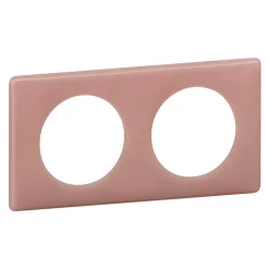 Plaque de finition 2 postes Céliane 0 988 30 coloris vieux rose l.161 x P.8,5 x H.82 mm^Legrand Online
