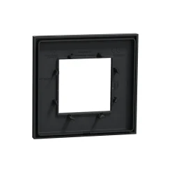 Plaque de finition 1 poste Unica Déco Essentielle NU600254 coloris anthracite l.88,6 x P.10,25 x H.85 mm-Schneider Electric