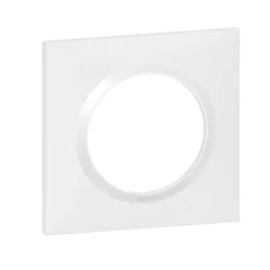 Plaque de finition 1 poste Dooxie 6 009 01 coloris blanc l.87 x P.10 x H.87 mm^Legrand Clearance