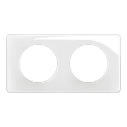 Plaque de finition 2 postes Céliane CP0022 coloris blanc émaillé l.161 x P.9 x H.82 mm-Legrand Sale