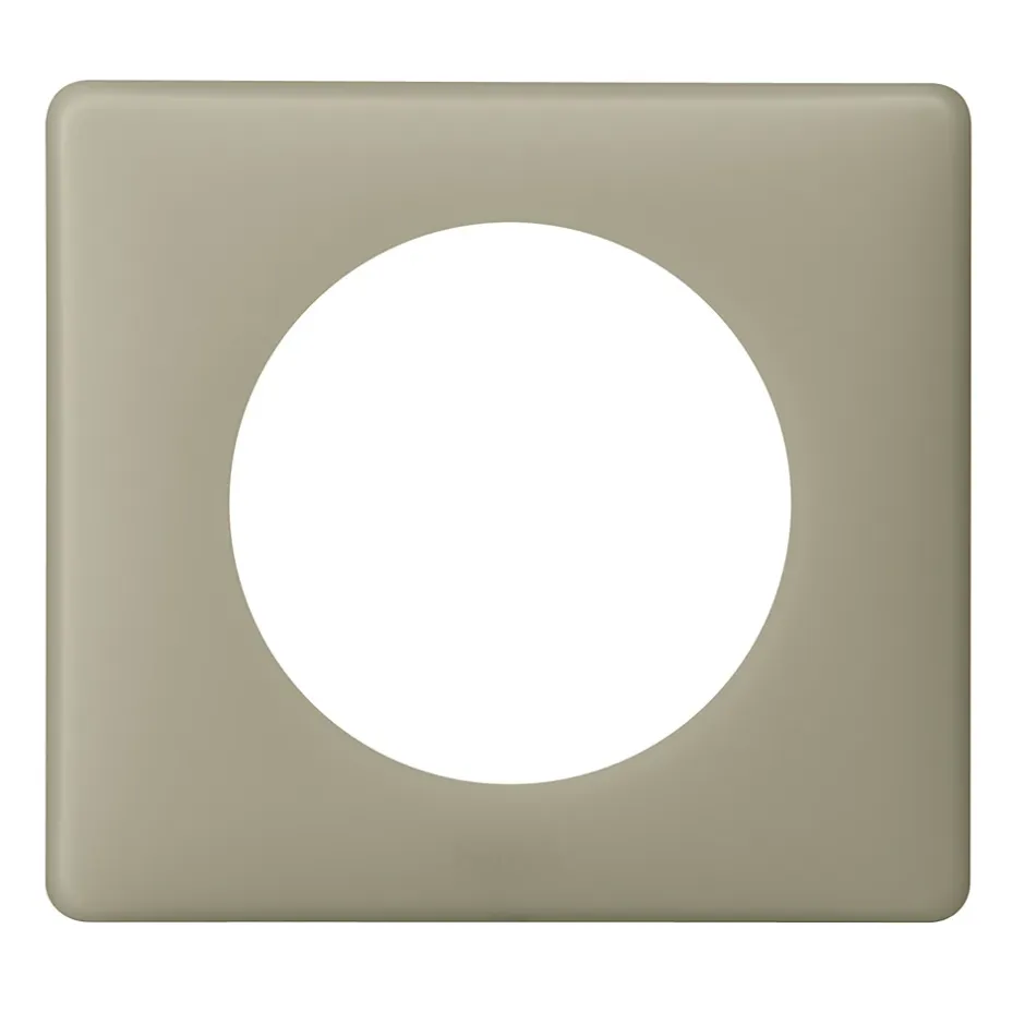 Plaque de finition 1 poste Céliane 0 988 44 coloris poudré argile l.90 x P.8,5 x H.82 mm-Legrand Outlet