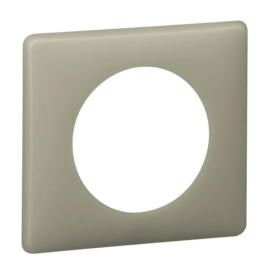 Plaque de finition 1 poste Céliane 0 988 44 coloris poudré argile l.90 x P.8,5 x H.82 mm-Legrand Outlet