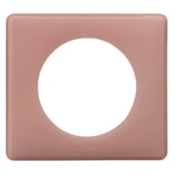 Plaque de finition 1 poste Céliane 0 988 29 coloris vieux rose l.90 x P.8,5 x H.82 mm-Legrand Online