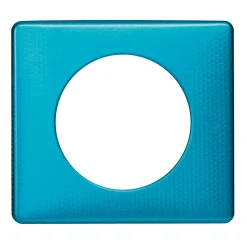 Plaque de finition 1 poste Céliane 0 988 56 coloris métal blue snake l.90 x P.8,5 x H.82 mm-Legrand Outlet