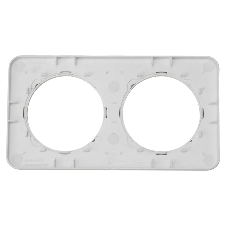 Plaque de finition double Espen verre blanc à assembler-Jacobsen Sale