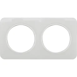 Plaque de finition double Espen verre blanc à assembler-Jacobsen Sale