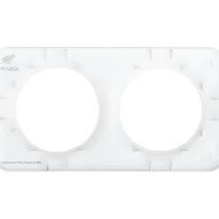 Plaque de finition double Espen blanc à assembler-Jacobsen Clearance