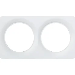 Plaque de finition double Espen blanc à assembler-Jacobsen Clearance