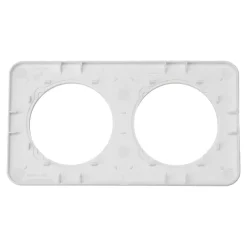 Plaque de finition double Espen marbré blanc à assembler^Jacobsen New