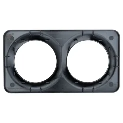 Plaque de finition double Espen noir à assembler-Jacobsen New