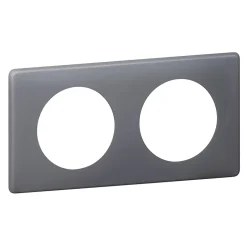 Plaque de finition double Céliane Poudré Schiste^Legrand Outlet