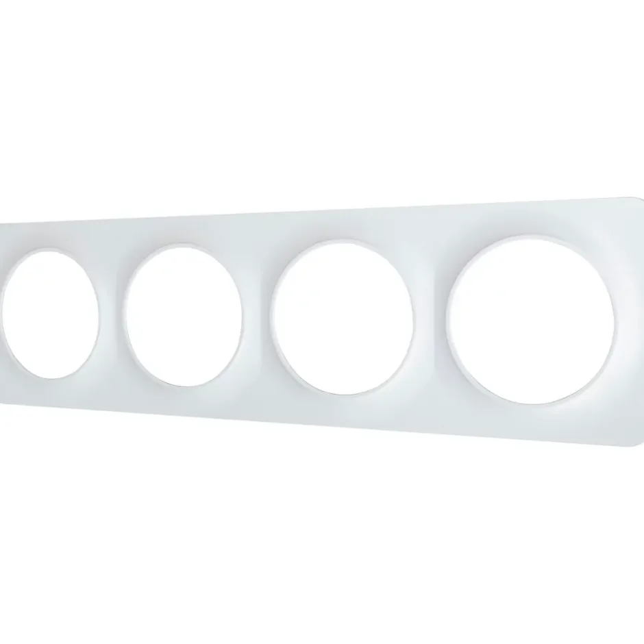 Plaque de finition quadruple Espen blanc à assembler-Jacobsen Discount