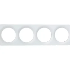 Plaque de finition quadruple Espen blanc à assembler-Jacobsen Discount