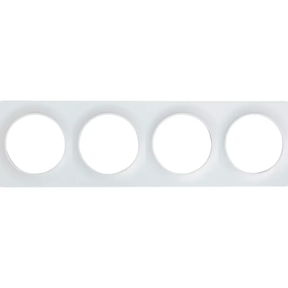 Plaque de finition quadruple Espen blanc à assembler-Jacobsen Discount