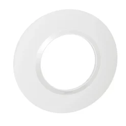 Plaque de finition simple Dooxie Blanc rond-Legrand Clearance