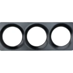 Plaque de finition triple Espen noir à assembler^Jacobsen Hot