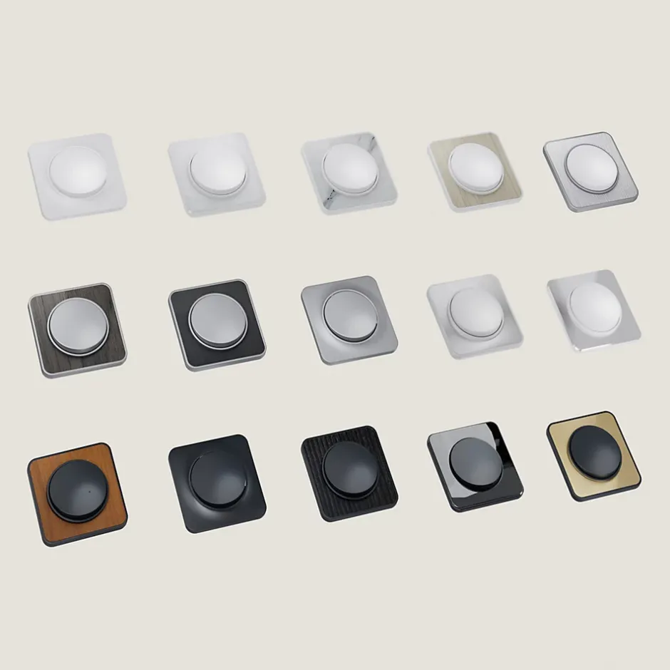 Plaque de finition triple Espen verre blanc à assembler^Jacobsen Clearance