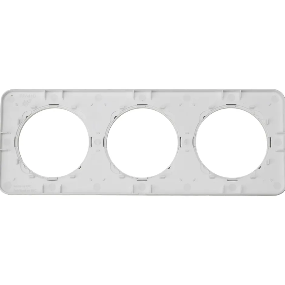 Plaque de finition triple Espen verre blanc à assembler^Jacobsen Clearance