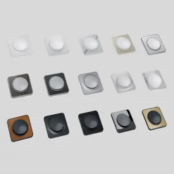 Plaque de finition triple Espen verre blanc à assembler^Jacobsen Clearance