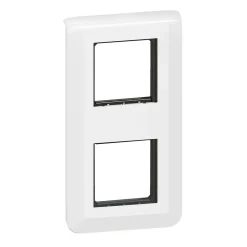 Plaque de finition 2x2 modules Mosaïc 0 994 73 coloris blanc l.153 x P.9 x H.82 mm^Legrand Clearance