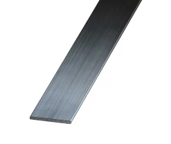 Plat acier étiré verni 25 x 2 mm, 1 m- Outlet