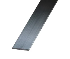 Plat acier étiré verni 10 x 2 mm, 1 m- Outlet