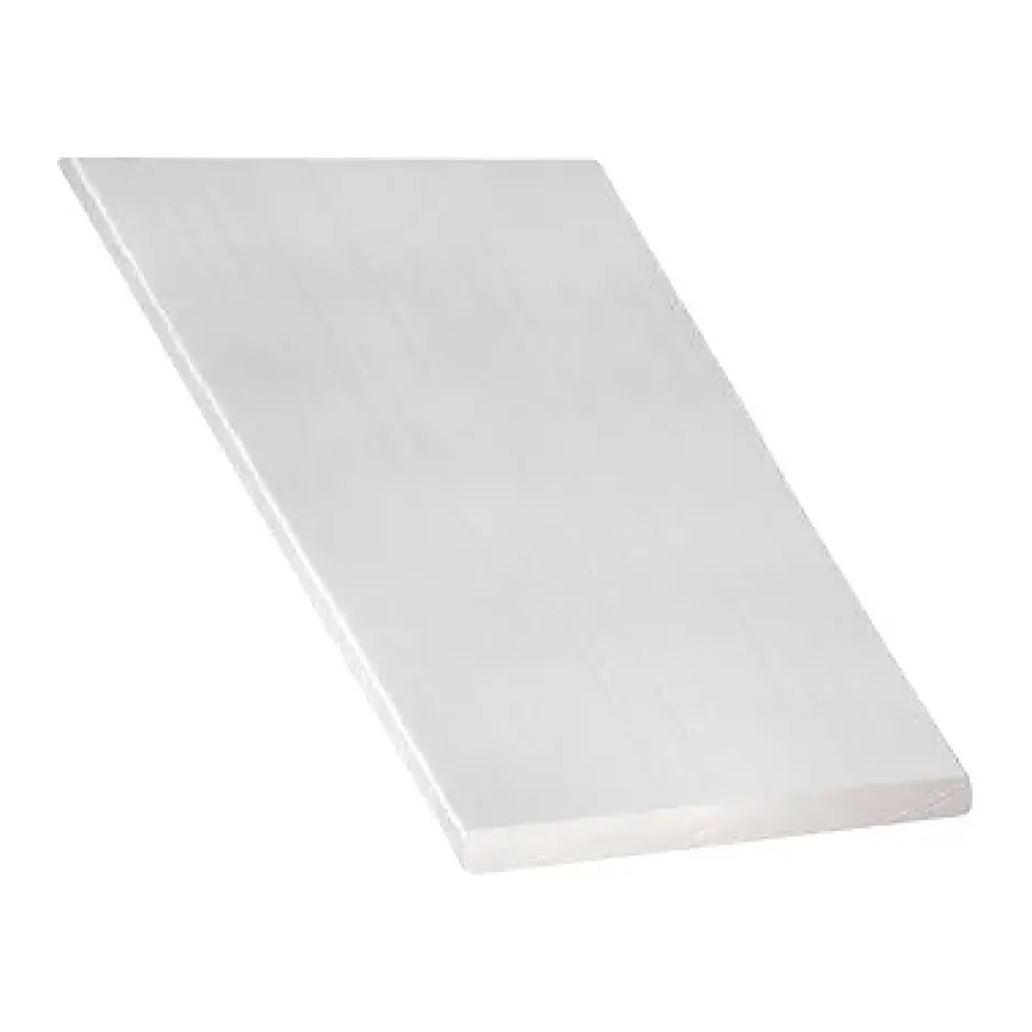 Plat aluminium anodisé coloris inox 50 x 3 mm, 2 m- Discount