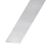 Plat aluminium anodisé incolore 30 x 2 mm, 1 m- Discount