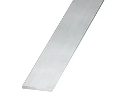 Plat aluminium brut 15 x 2 mm, 2 m Argent- Hot