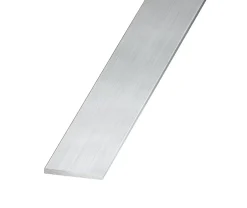 Plat aluminium brut effet argenté 35 x 2 mm, 2 m-CQFD Hot