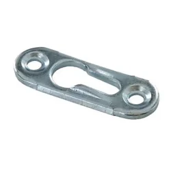 Platine boutonnière Acier zingué H. 52 x l. 12 mm^Diall Hot