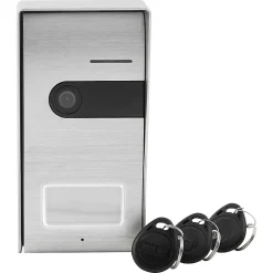 Platine de rue extérieure filaire avec caméra Jelbi + 3 badges-Blyss Sale