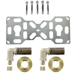 Platine double à glissement pour robinet Ø16 mm^Noyon et Thiebault