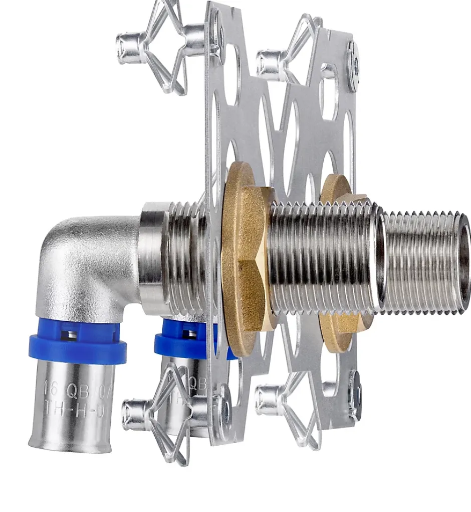 Platine double cloison multicouche à sertir Ø20 mm Noyon et Thielbault-Fixsystem Best