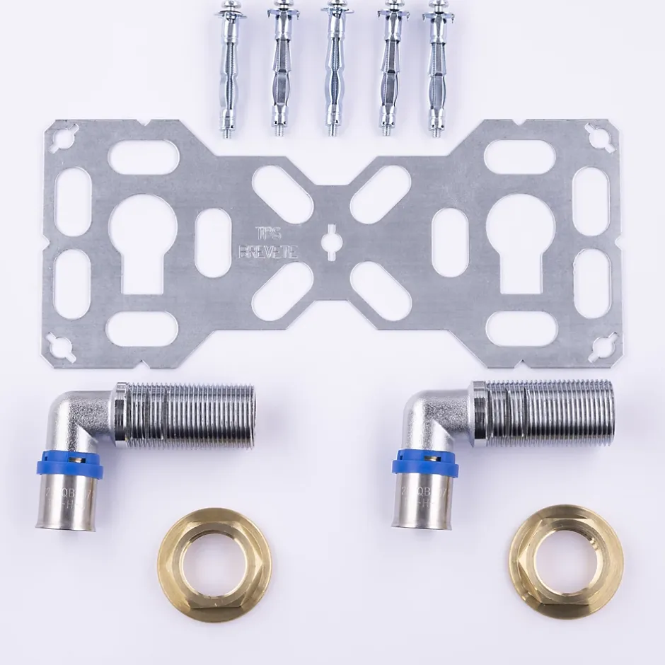 Platine double cloison multicouche à sertir Ø20 mm Noyon et Thielbault-Fixsystem Best