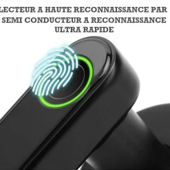 Poignée connectée à codes pour serrure de porte^Automatisme Passion New