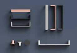 Poignée de meuble Droit Dotz mat noir l.135mm x l.12mm x H. 26mm entraxe 128mm-GoodHome