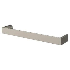 Poignée de meuble Droit Dotz effet nickel satin gris l.135mm x l.12mm x H. 26mm entraxe 128mm^GoodHome Online