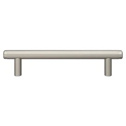 Poignée de meuble en T Irus acier effet nickel satin gris l.168mm x l.12mm x H. 35mm entraxe 128mm^GoodHome Online
