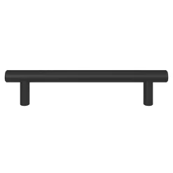 Poignée de meuble en T Dizel acier mat noir l.168mm x l.12mm x H. 35mm entraxe 128mm-GoodHome Online