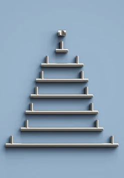 Poignée de meuble en T Dizel acier effet nickel satin gris l.200mm x l.12mm x H. 35mm entraxe 160mm-GoodHome Discount