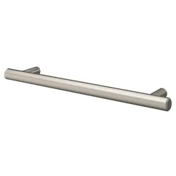 Poignée de meuble en T Dizel acier effet nickel satin gris l.200mm x l.12mm x H. 35mm entraxe 160mm-GoodHome Discount