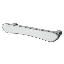 Poignée de meuble en T Armel aluminium effet chromé gris l.120mm x l.17mm x H. 30mm entraxe 96mm^GoodHome