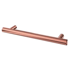 Poignée de meuble en T Dizel acier doré l.168mm x l.12mm x H. 35mm entraxe 128mm-GoodHome Discount