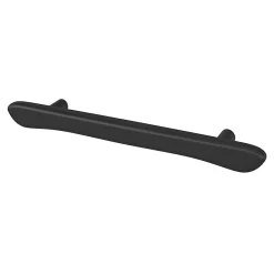 Poignée de meuble en T Armel aluminium mat noir l.190mm x l.17mm x H. 30mm entraxe 128mm-GoodHome Outlet