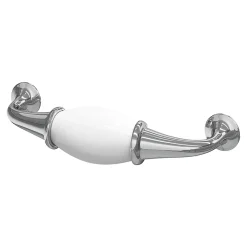 Poignée de meuble porcelaine blanc 96mm^GoodHome