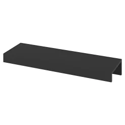 Poignée de meuble Incurvé Skej aluminium mat noir l.120mm x l.19mm x H. 35mm entraxe 96mm-GoodHome Sale